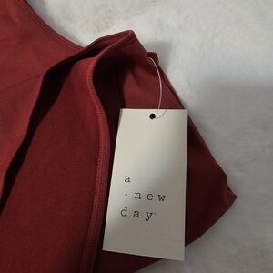 A New Day Red Bodysuit